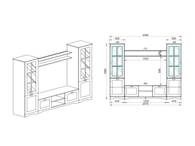 КОМОДА ЛЕНДСКЕЈП