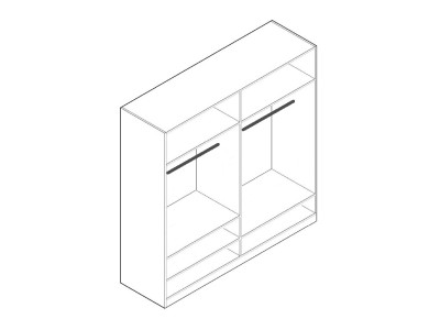 ШИБЕР ВАЈТ 170 СО ОГЛЕДАЛО СОНОМА