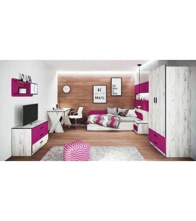 ДЕТСКА СОБА ЈУПИ МАГЕНТА - СИТИ 5025