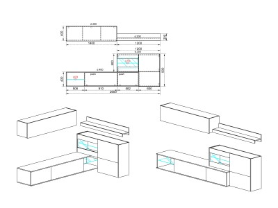 КОМОДА ПЕРУ - СИТИ 6056