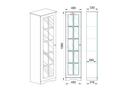 ВИТРИНА ЛЕНДСКЕЈП МАЛА