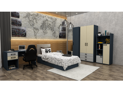 ДВОКРИЛЕН ОРМАР СО ОГЛЕДАЛО ПИЛОТ 90