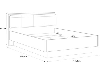 ЛЕЖАЈ РАВЕН 2/120Х200