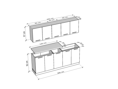 КУЈНА БЛОК АДЕЛА 2 М