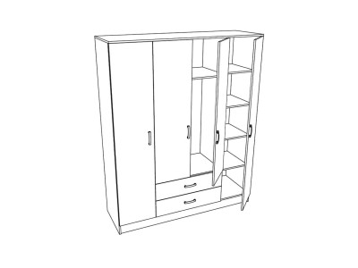 ЧЕТВОРОКРИЛЕН ОРМАР ИВА 4К2Ф 163 БЕЛ ДАБ