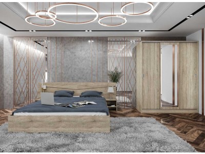 СПАЛНА ЈАСМИН СОНОМА - СИТИ 7074 СПАЛНА ЈАСМИН СОНОМА - СИТИ 7074