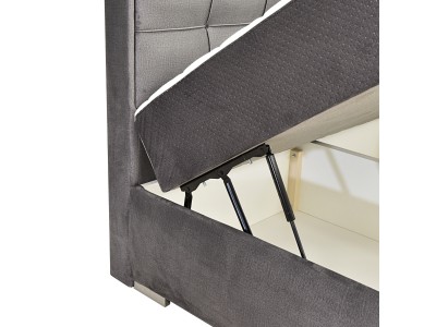 ЛЕЖАЈ ХУГО 1 ФРАНЦУСКИ 160Х200 СИВ