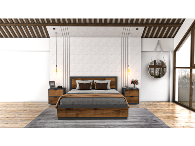 ЛЕЖАЈ ДЕНИ СО ДВЕ КАСЕТКИ АНТРАЦИТ