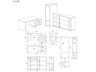 КАНЦЕЛАРИСКИ СЕТ - СИТИ 9091