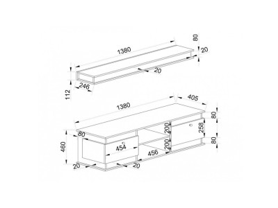 ТВ КОМОДА СЕСИЛИЈА - СИТИ 6264