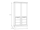 ВИТРИНА КОРТЕЛА 115х205