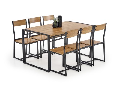 ТРПЕЗАРИСКИ СЕТ БОЛИВАР МАСА + 6 СТОЛА