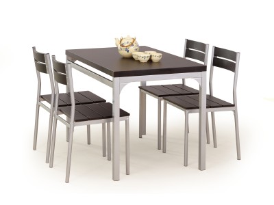 ТРПЕЗАРИСКИ СЕТ МЕЛКАМ МАСА + 4 СТОЛА