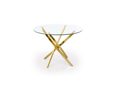 ТРП. МАСА РЕЈМОНД ЗЛАТНА СТАКЛО