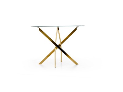 ТРП. МАСА РЕЈМОНД ЗЛАТНА СТАКЛО