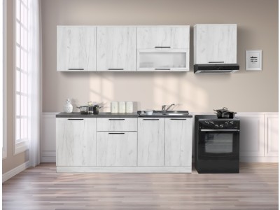 БЛОК КУЈНА КОМФОРТ 260 (СНЕЖЕН ХРАСТ)