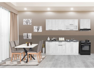 БЛОК КУЈНА КОМФОРТ 260 (СНЕЖЕН ХРАСТ)