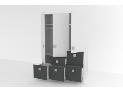 ОРМАР ЕНДИ 140 БЕЛА-АНТРАЦИТ