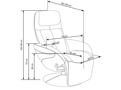 ФОТЕЛЈА ОПТИМА ЦРНА