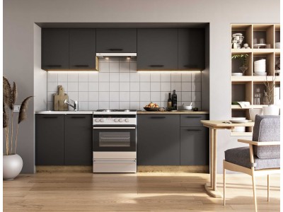 КУЈНА БЛОК ДАРИА 240 АНТРАЦИТ