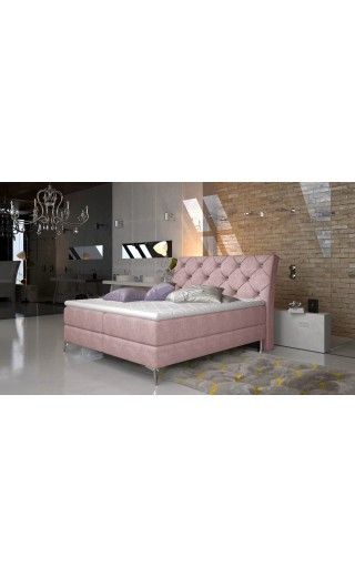 БОКСПРИНГ АДЕЛ 140 РОЗЕВА