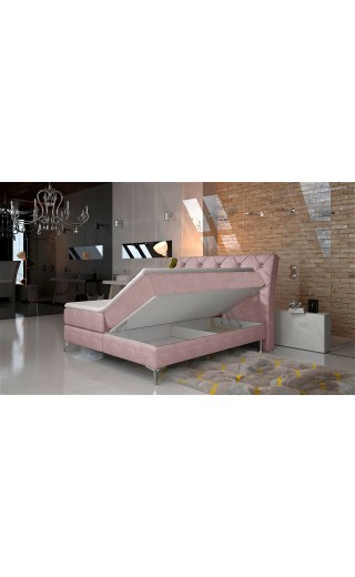 БОКСПРИНГ АДЕЛ 140 РОЗЕВА