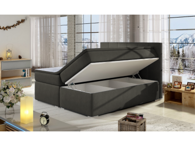 БОКСПРИНГ БОЛЕРО 160 СИВА