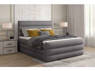 БОКСПРИНГ КАНДЕ 140 СИВА