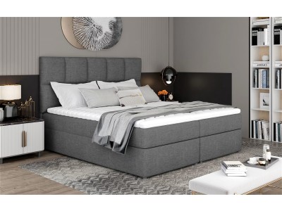 БОКСПРИНГ ГЛАСИ 165 СИВА