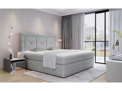 БОКСПРИНГ ИДРИС 180 СВЕТЛО СИВА