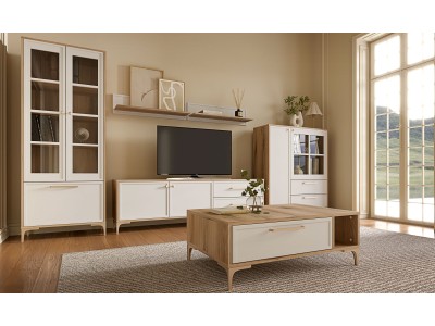 ТВ КОМОДА АЛБА БЕЛА