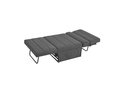 ТАБУРЕТКА ПУФ БЕД СИВА