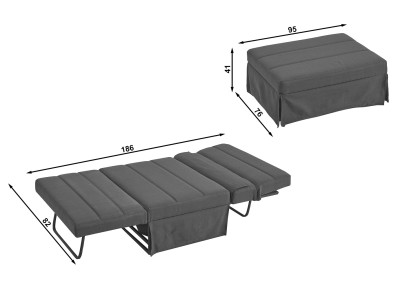 ТАБУРЕТКА ПУФ БЕД КРЕМ