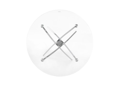 ТРП. МАСА РЕЈМОНД ХРОМ СТАКЛО