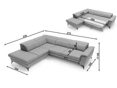 АГ КАЛИЈА ЛЕВА СЕРИЈА СИВА