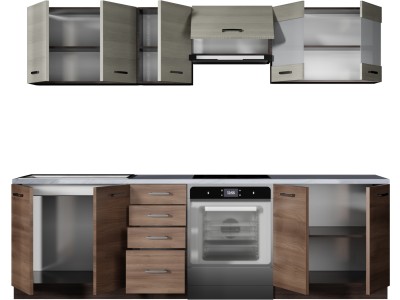 КУЈНА БЛОК АМАНДА 260 ЦИМЕТ - НАВАРА