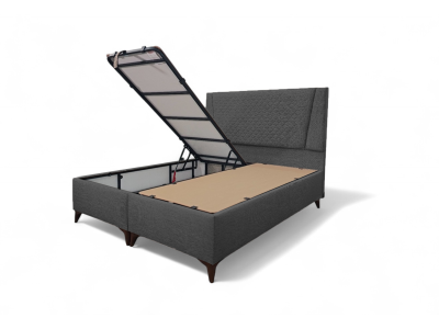 СЕТ СУДЕ ЛЕЖАЈ СО ДУШЕК 160Х200 СИВА