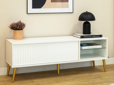 ТВ КОМОДА БАРСЕЛОНА БЕЛА