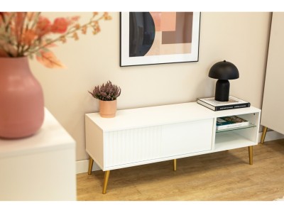 ТВ КОМОДА БАРСЕЛОНА БЕЛА