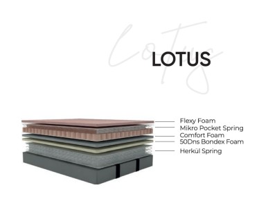 ДУШЕК АЛЕГРО ЛОТУС 140Х200