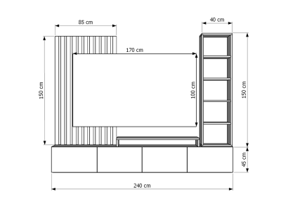 КОМОДА ОЛЕК КАШМИР ТРАВЕРТИН