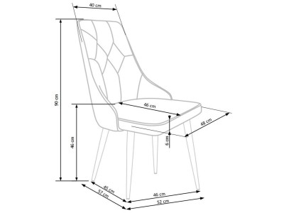 СТОЛ К-365 ТЕМНА СИНА ПРОМО