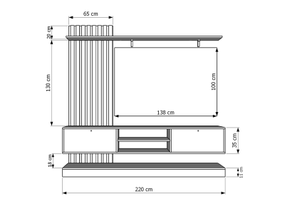КОМОДА РЕА БЕЛА