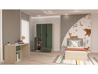 ДЕТСКА СОБА ОРИОН ЗЕЛЕНА ДЕТСКА СОБА ОРИОН ЗЕЛЕНА