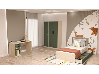 ДЕТСКА СОБА ОРИОН ЗЕЛЕНА ДЕТСКА СОБА ОРИОН ЗЕЛЕНА