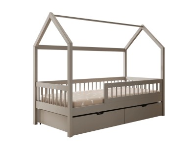 ДЕТСКИ КРЕВЕТ ГАЛИЦИЈА СО ДУШЕК СИВА