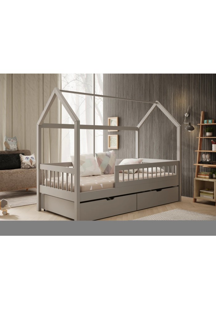 ДЕТСКИ КРЕВЕТ ГАЛИЦИЈА СО ДУШЕК СИВА