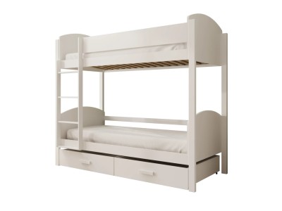 ДЕТСКИ КРЕВЕТ НА СПРАТ ЈОРИ СО ДУШЕК БЕЛА