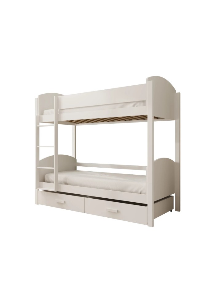 ДЕТСКИ КРЕВЕТ НА СПРАТ ЈОРИ СО ДУШЕК БЕЛА