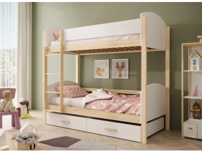 ДЕТСКИ КРЕВЕТ НА СПРАТ ЈОРИ СО ДУШЕК БОР